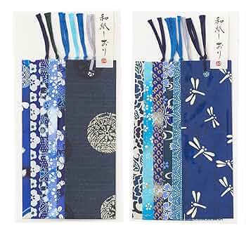 Amazon | 【Amazon.co.jp 限定】和紙かわ澄 友禅和紙 しおり